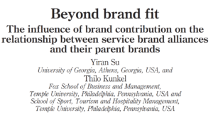 The influence of brand contribution